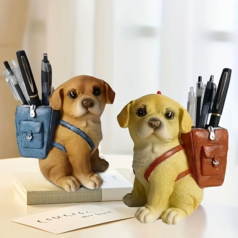 Adorable Dog-Shaped Desk Organizer