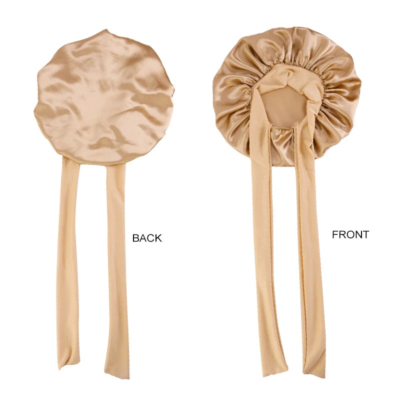 Adjustable Satin Bonnet for Women