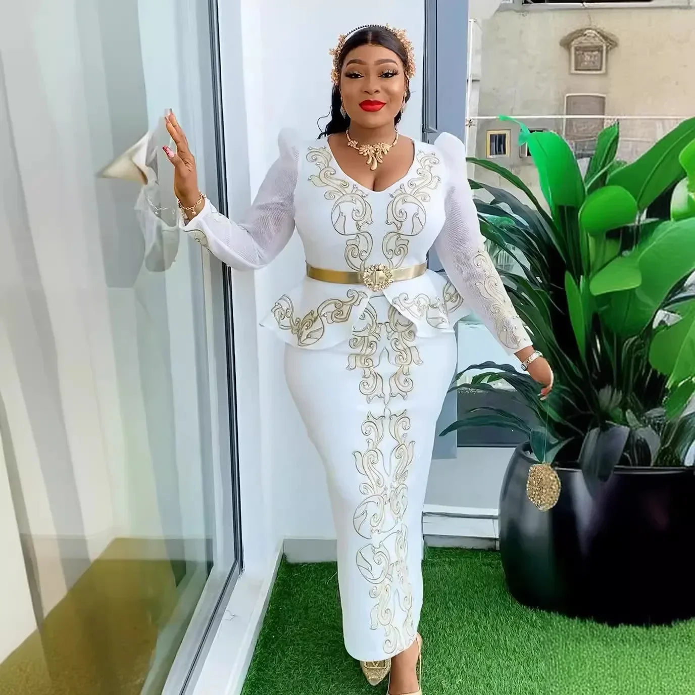 Elegant African Dress for Women| Wedding Party Outfit| Top Super Deals Elegant African Dress for Women| Wedding Party Outfit| Top Super Deals