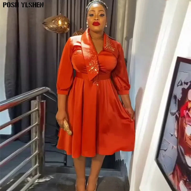 Elegant African Wedding Dress