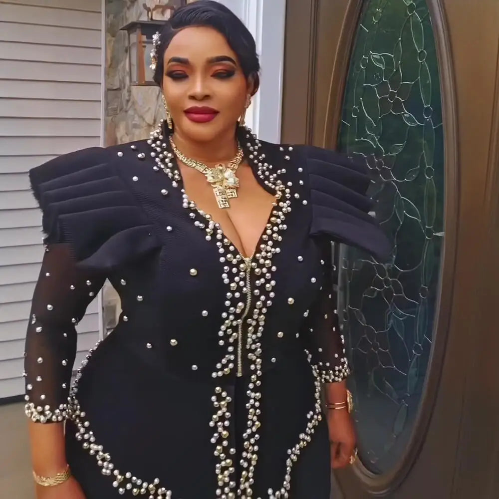 Elegant African Women's Dress Suit