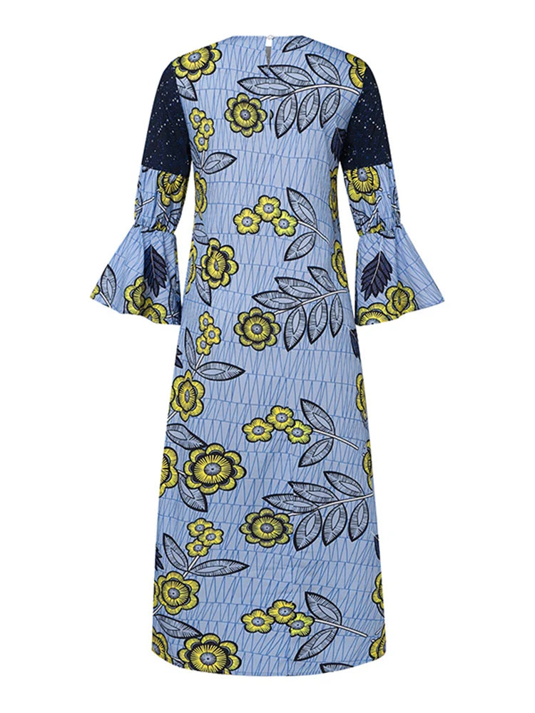 Women Casual Flared Maxi Dress