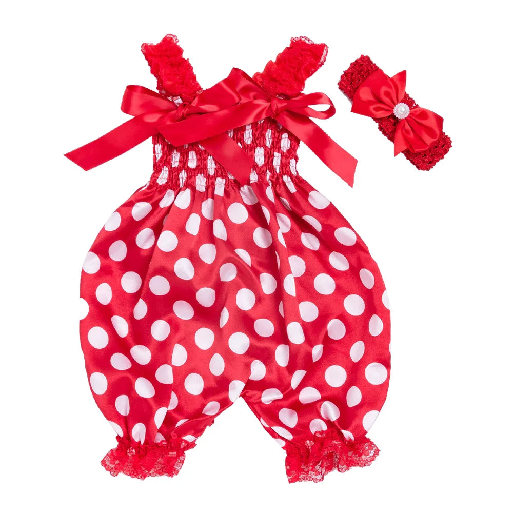 Girls Summer Backless Romper