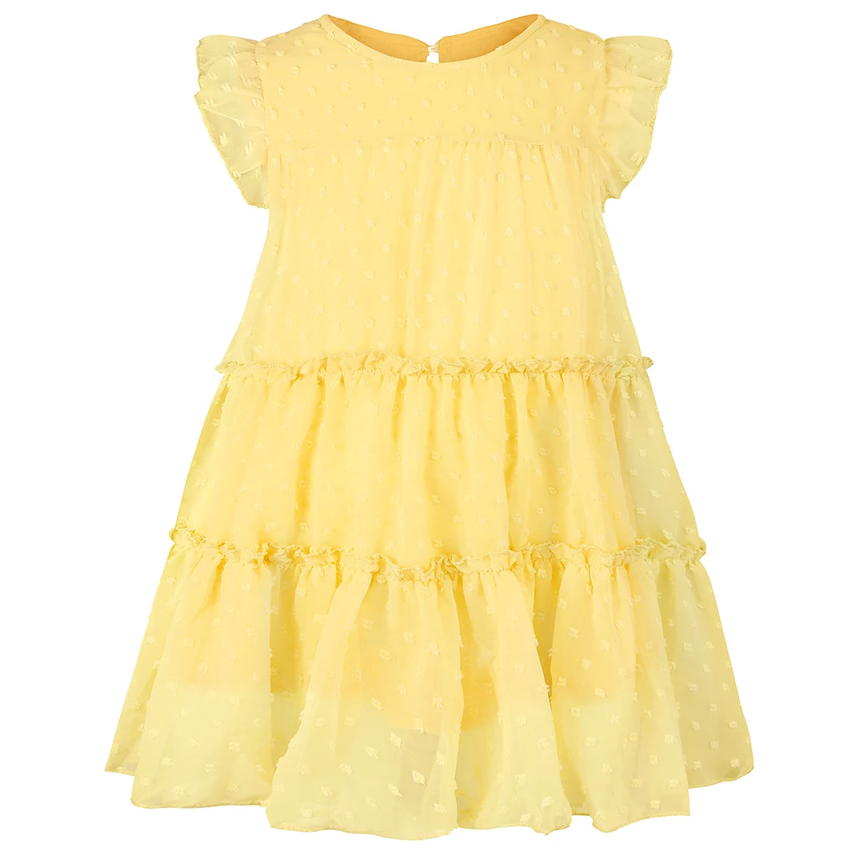 Toddler Girls Ruffle Tiered Loose Fit Dress