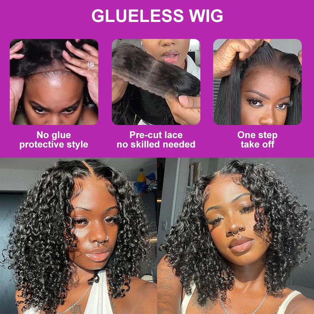 Deep Wave Lace Frontal Wigs for Women