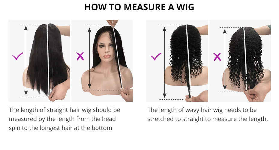 Deep Wave Lace Frontal Wigs for Women