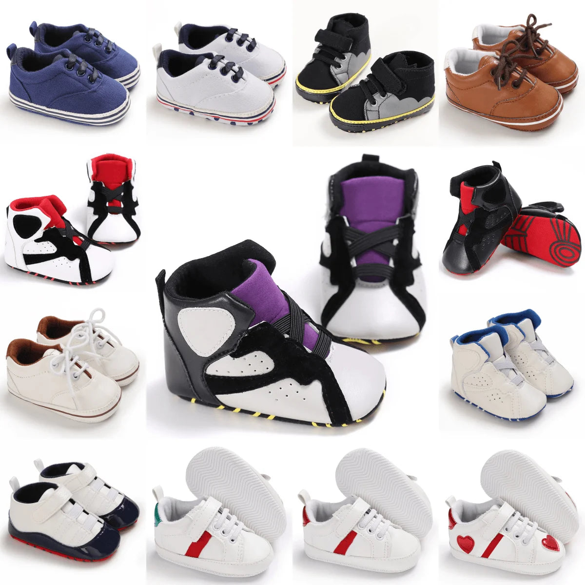 Baby Boys & Girls Soft Walker Shoes