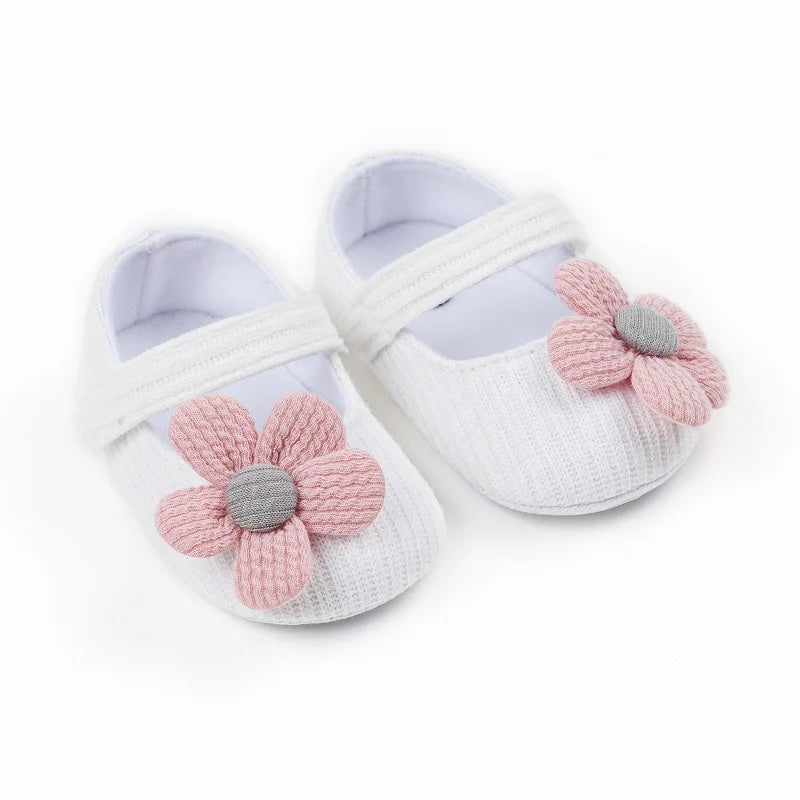 Anti-slip First Walking Baby Girls Shoes 0-12M