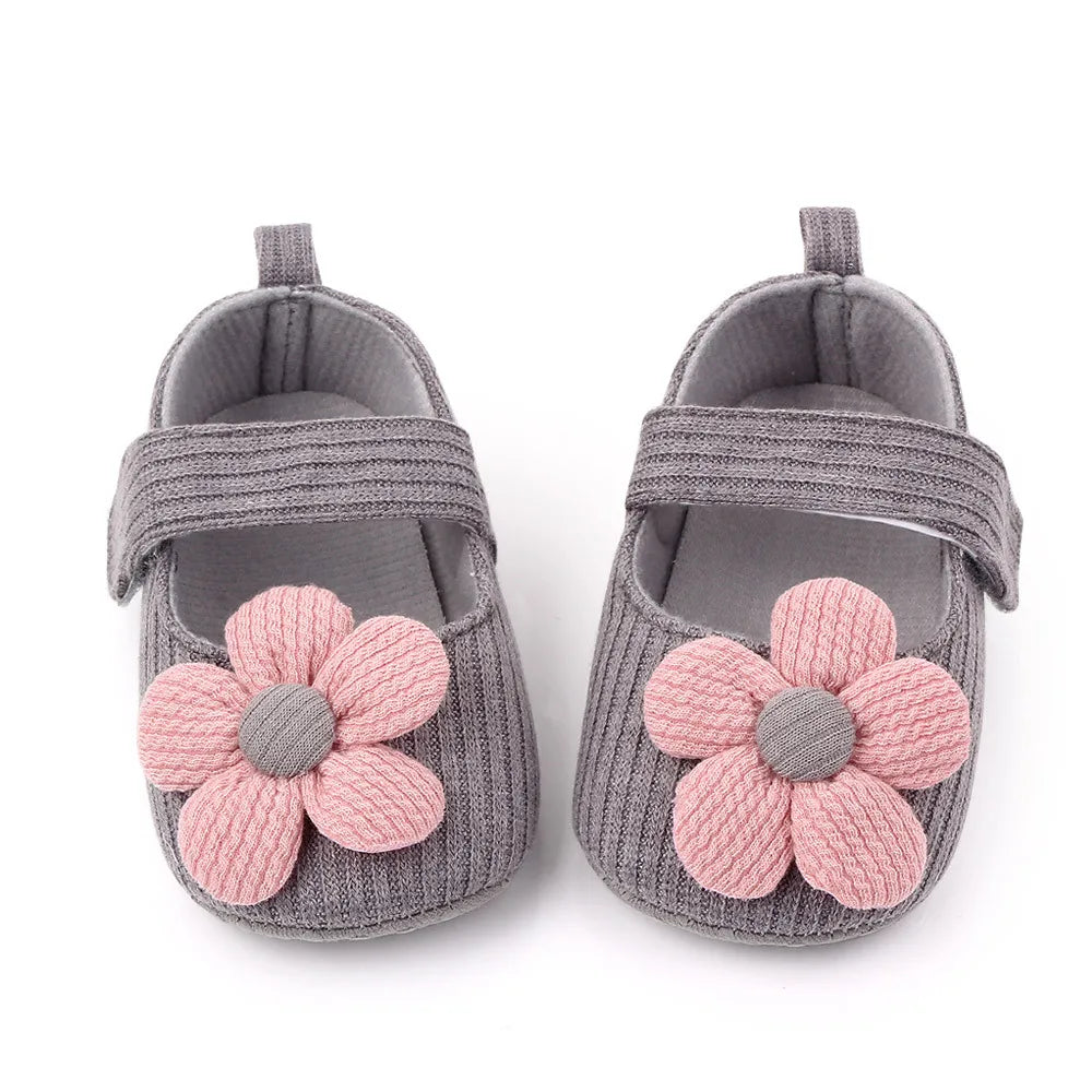 Anti-slip First Walking Baby Girls Shoes 0-12M