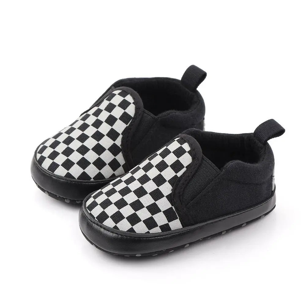 Baby Boys Soft Sole Canvas Sneakers