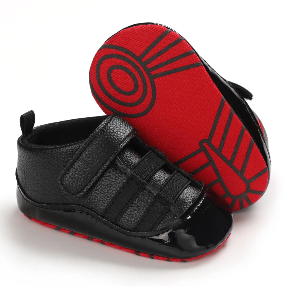 Baby Boys Soft Bottom First Walking Shoes