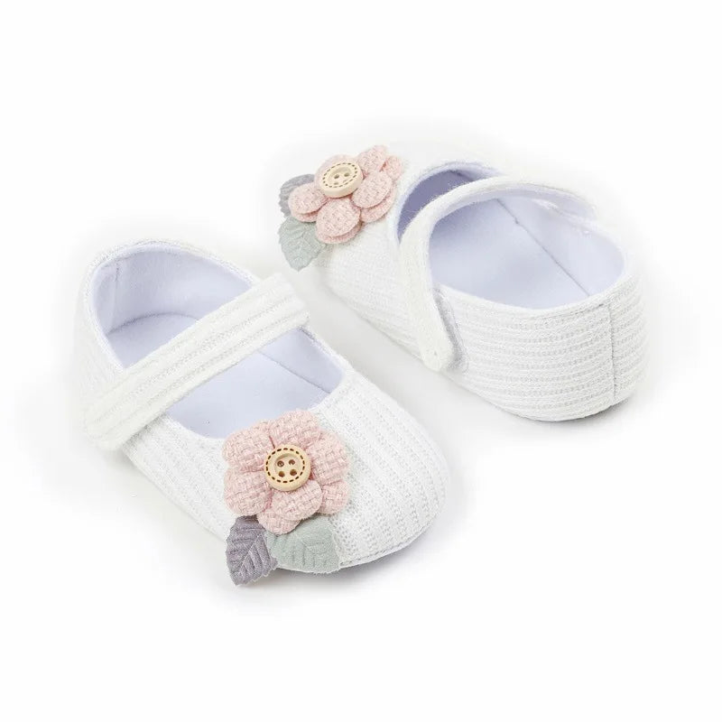 Anti-slip First Walking Baby Girls Shoes 0-12M