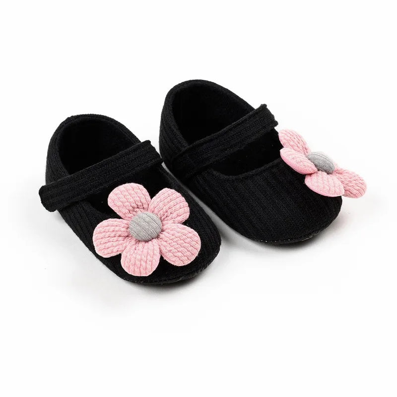 Anti-slip First Walking Baby Girls Shoes 0-12M