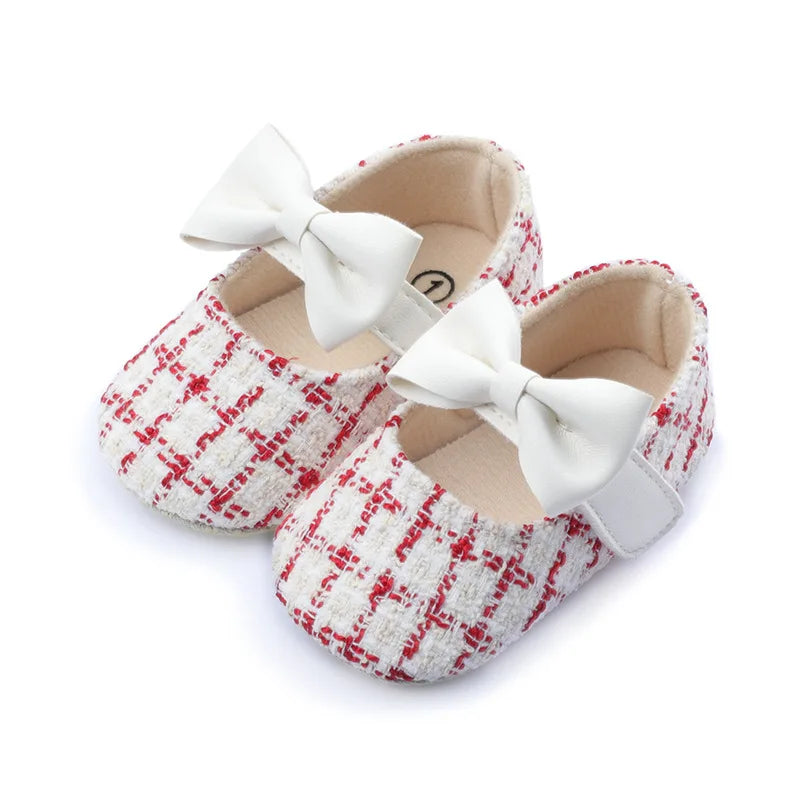 Baby Girl Soft Cotton Walking Shoes 0-12 Months