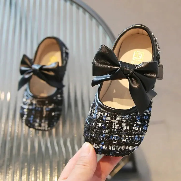 Bow Party Shoes for Girls- Kids Dress Shoes (21–30)