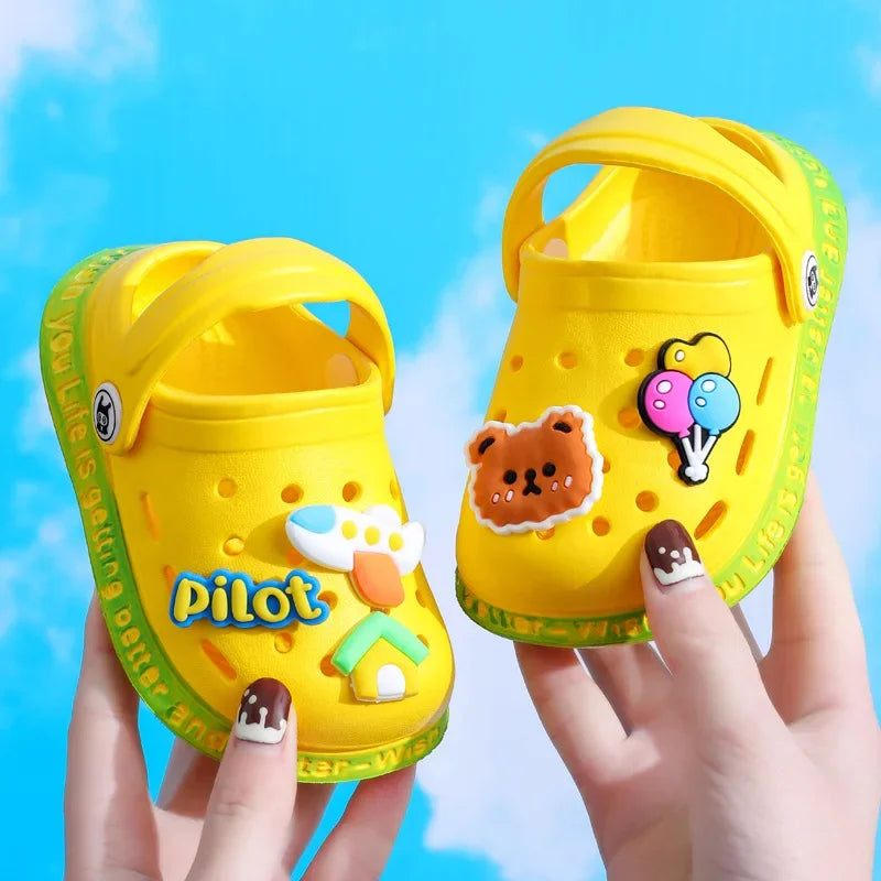 Kids Cartoon Anti-Skid Summer Sandals