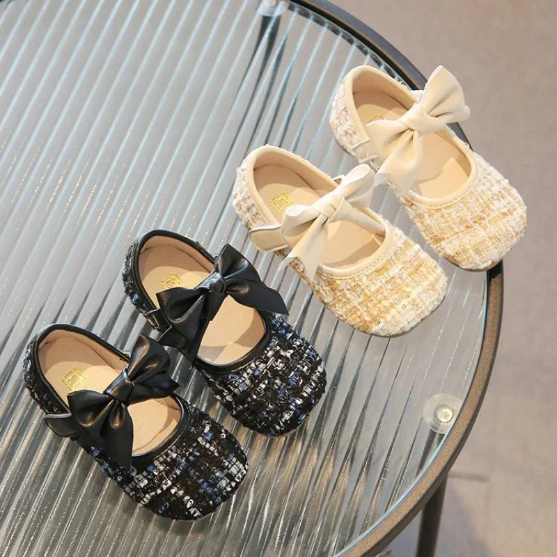 Bow Party Shoes for Girls- Kids Dress Shoes (21–30)