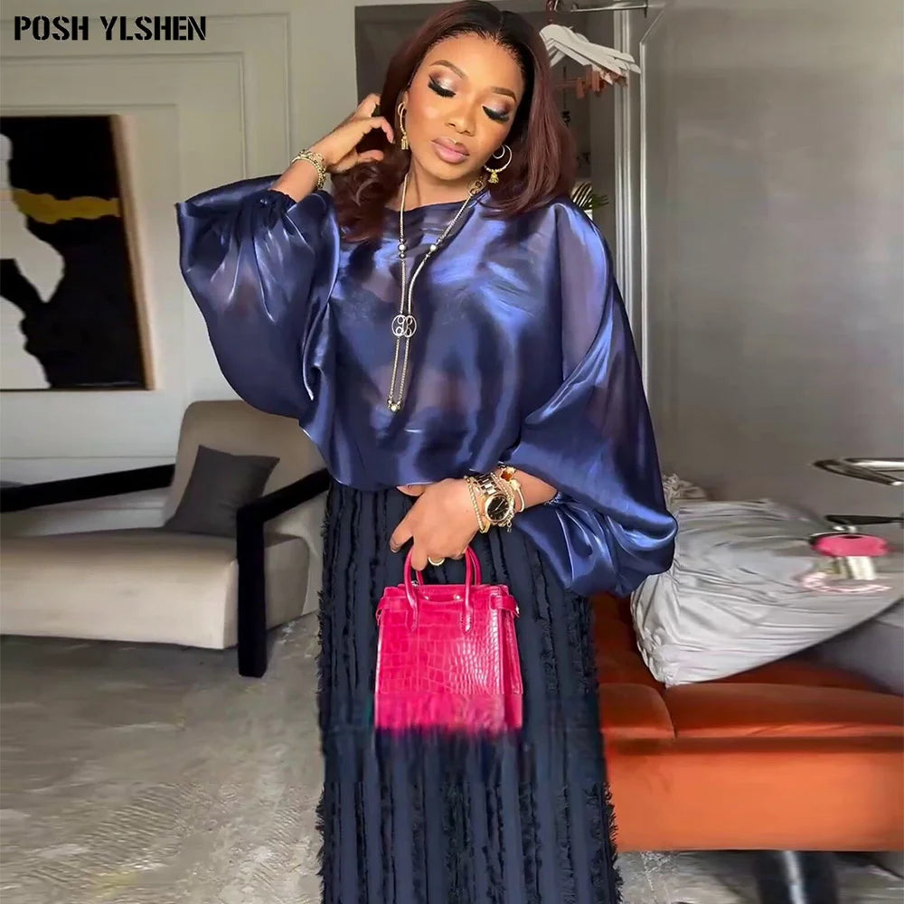 African Two-Piece Pant Set for Women