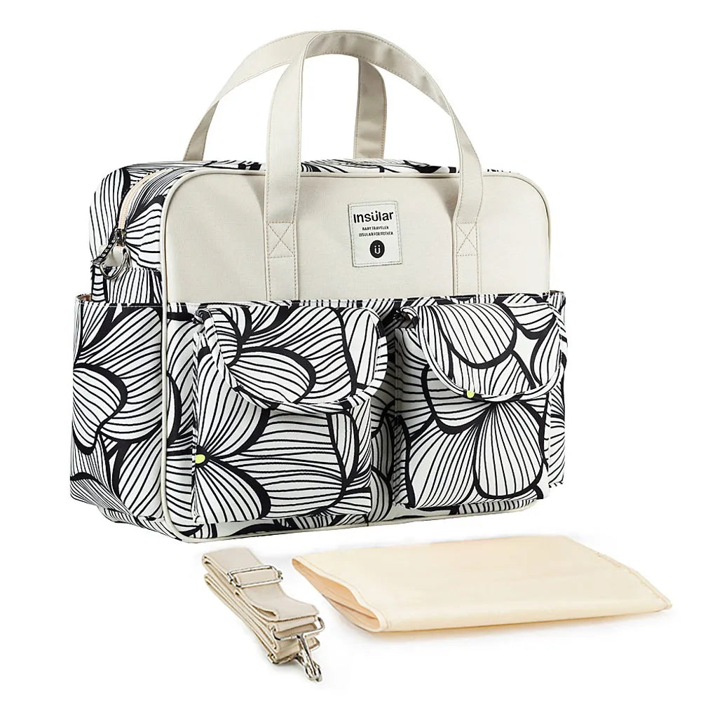 Stylish Waterproof Multifunctional Diaper Bag