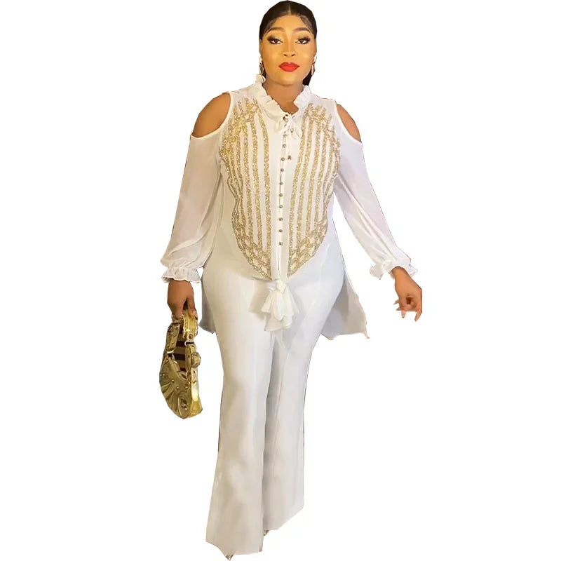 Women Casual Two-Piece Pant Set