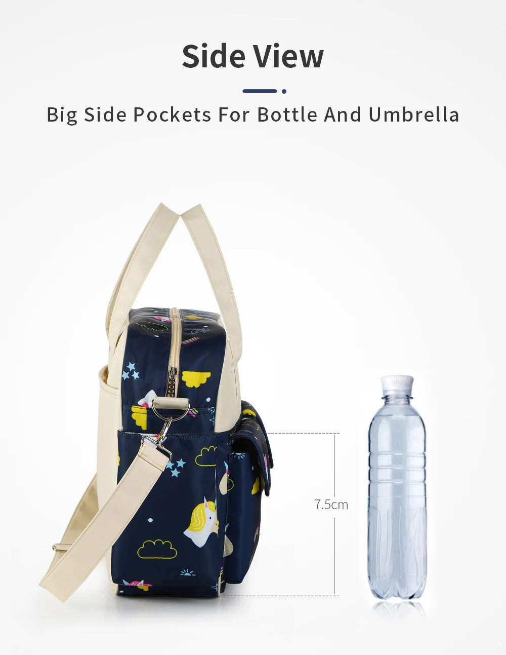 Stylish Waterproof Multifunctional Diaper Bag