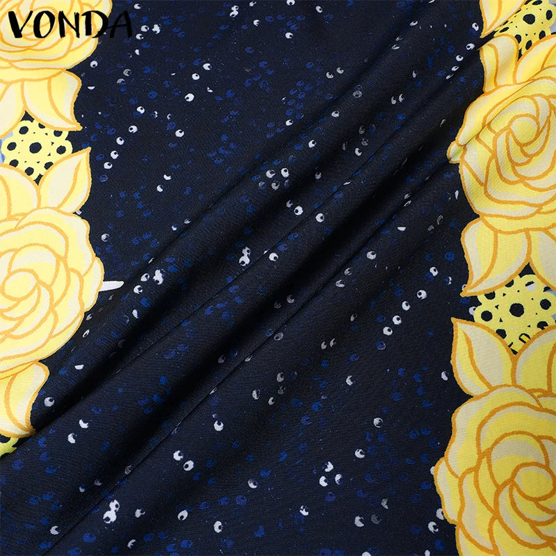 Women Casual Flared Maxi Dress