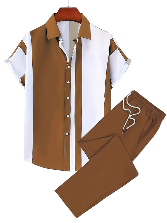 Bradly Leny design Men's Two-Piece Casual Lapel Suit Set