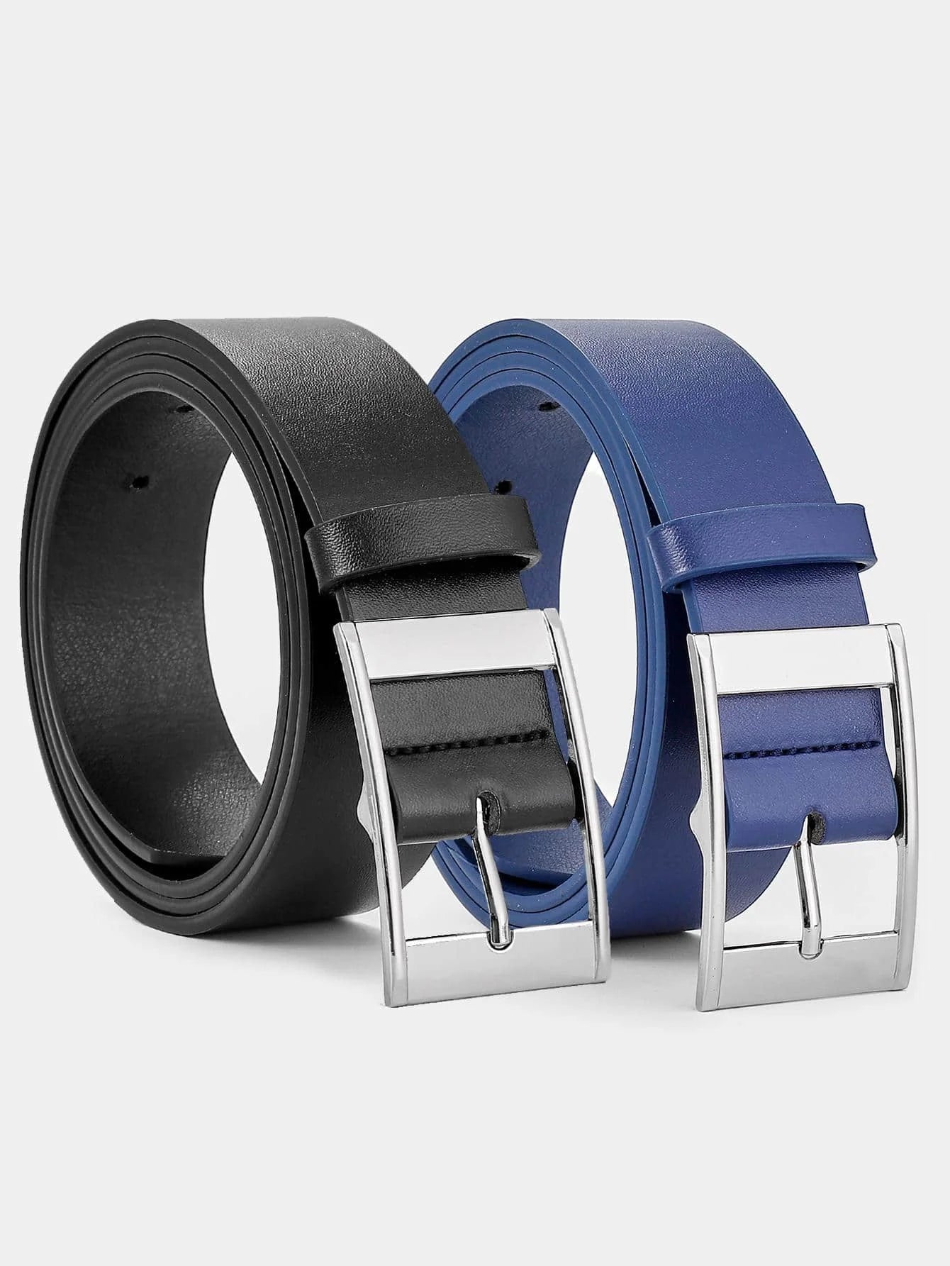 Men's Faux Leather Pin Buckle Belt
