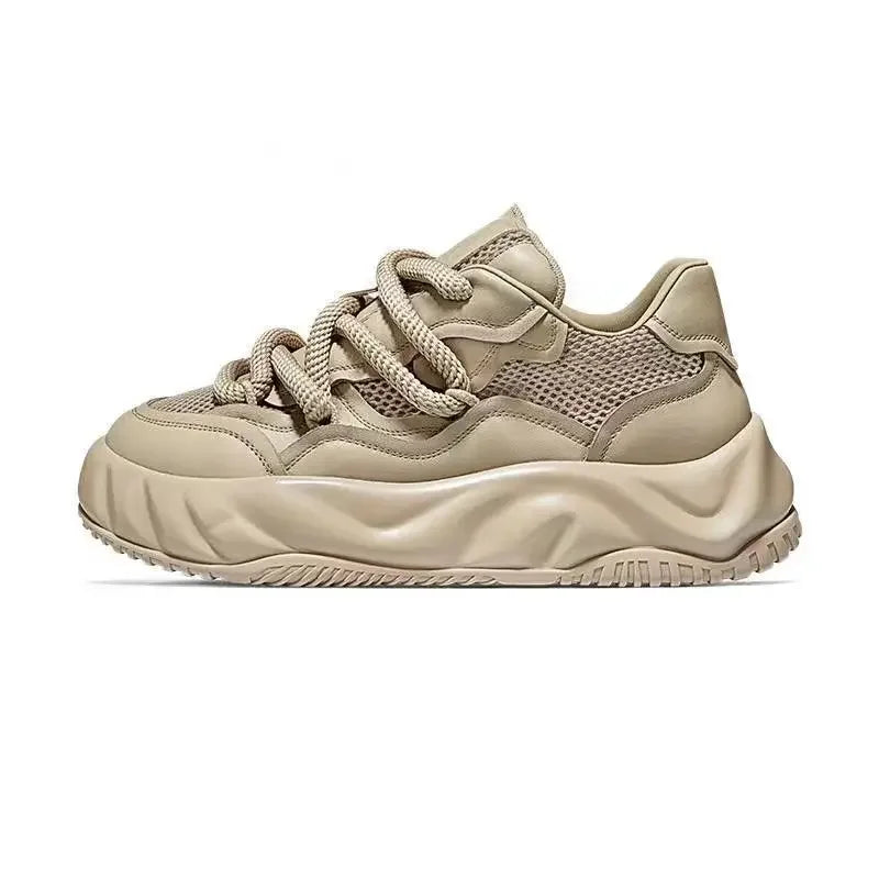 Men's Chunky Leather Sneakers