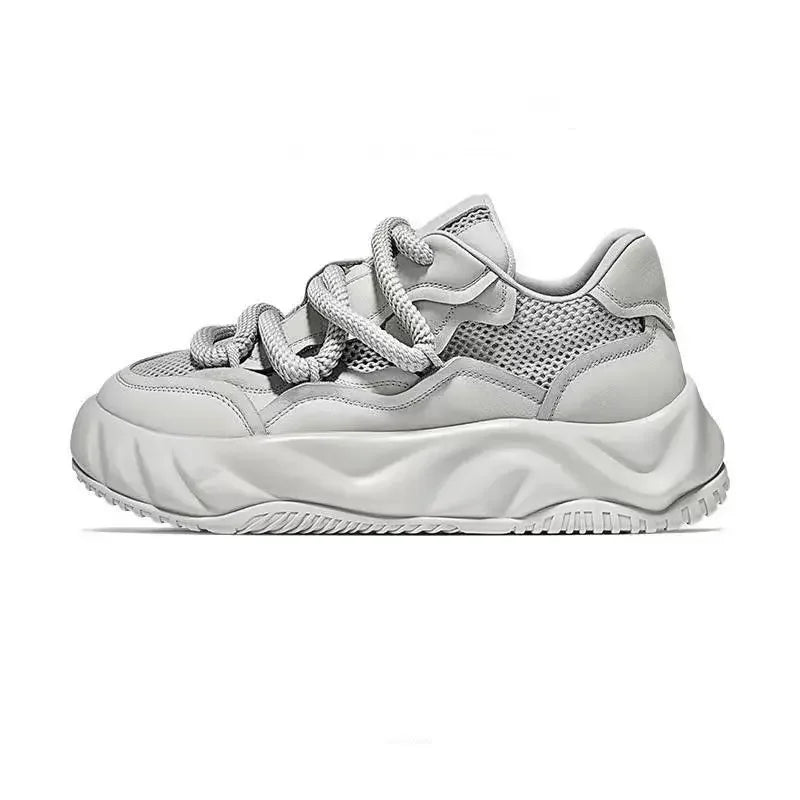 Men's Chunky Leather Sneakers