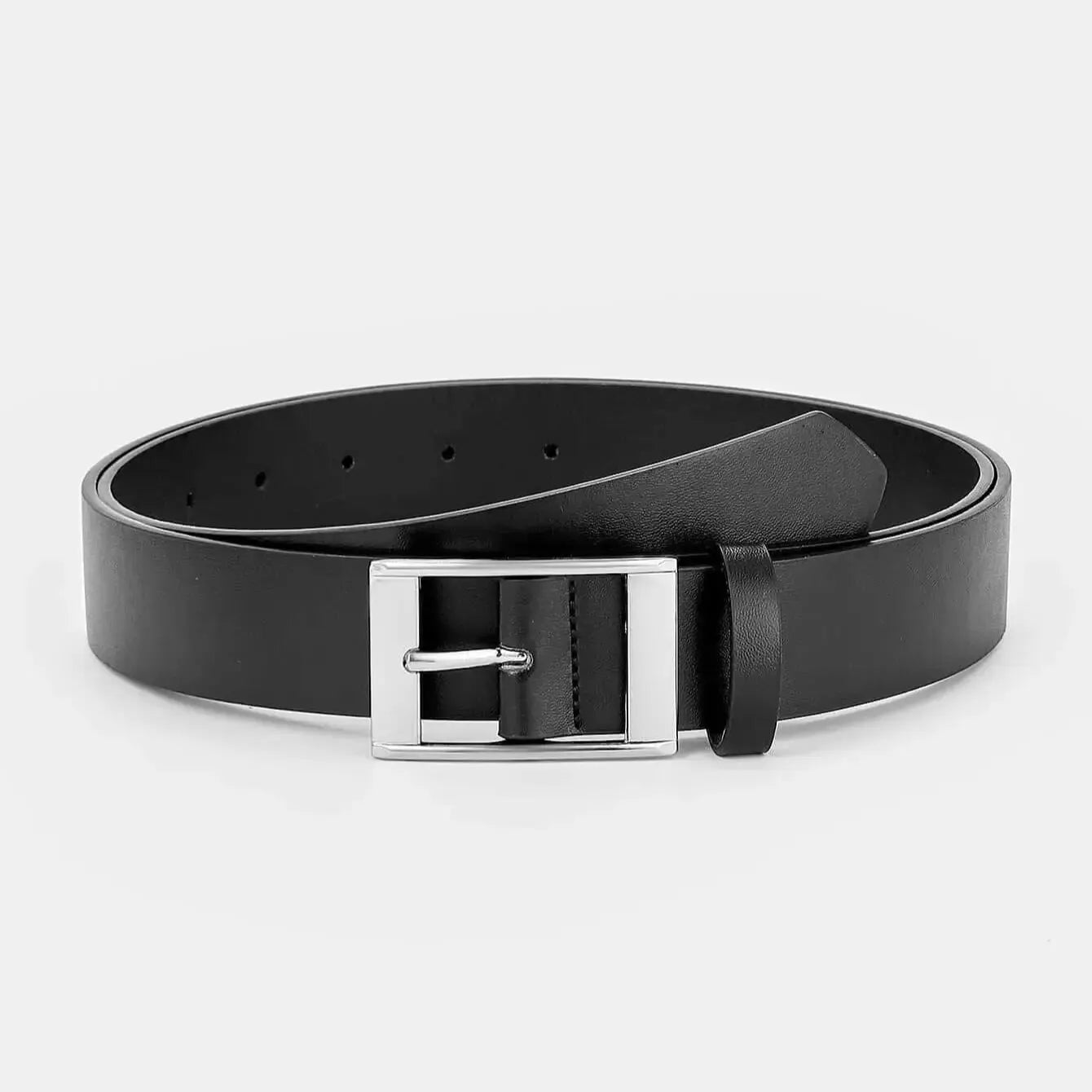 Men's Faux Leather Pin Buckle Belt