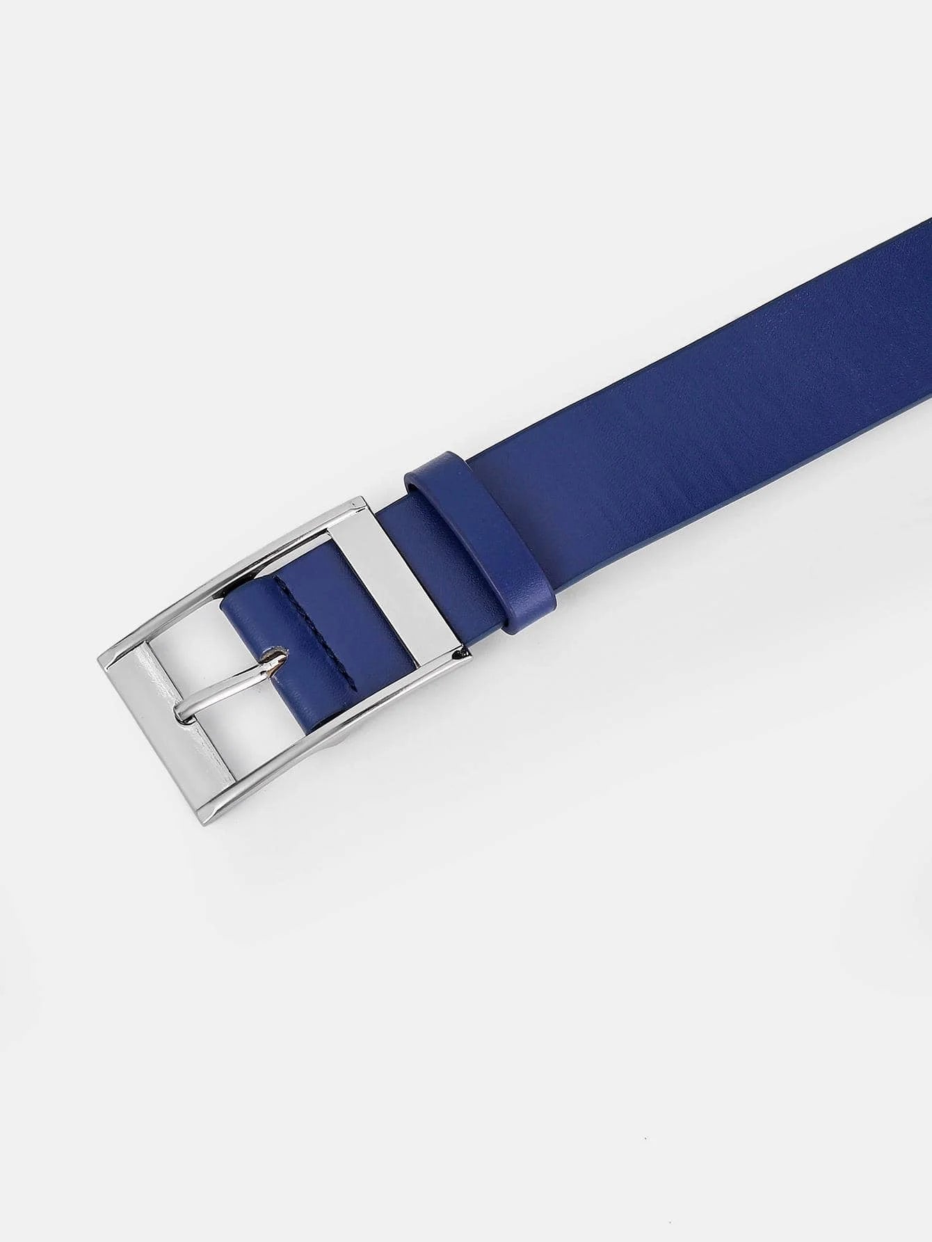 Men's Faux Leather Pin Buckle Belt