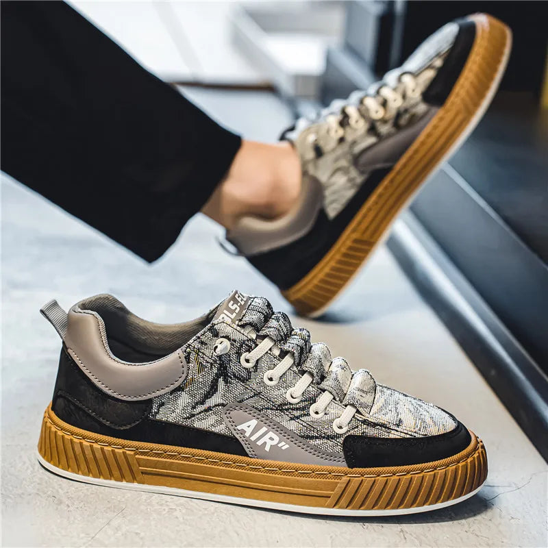 Men’s Leather Running Sneakers