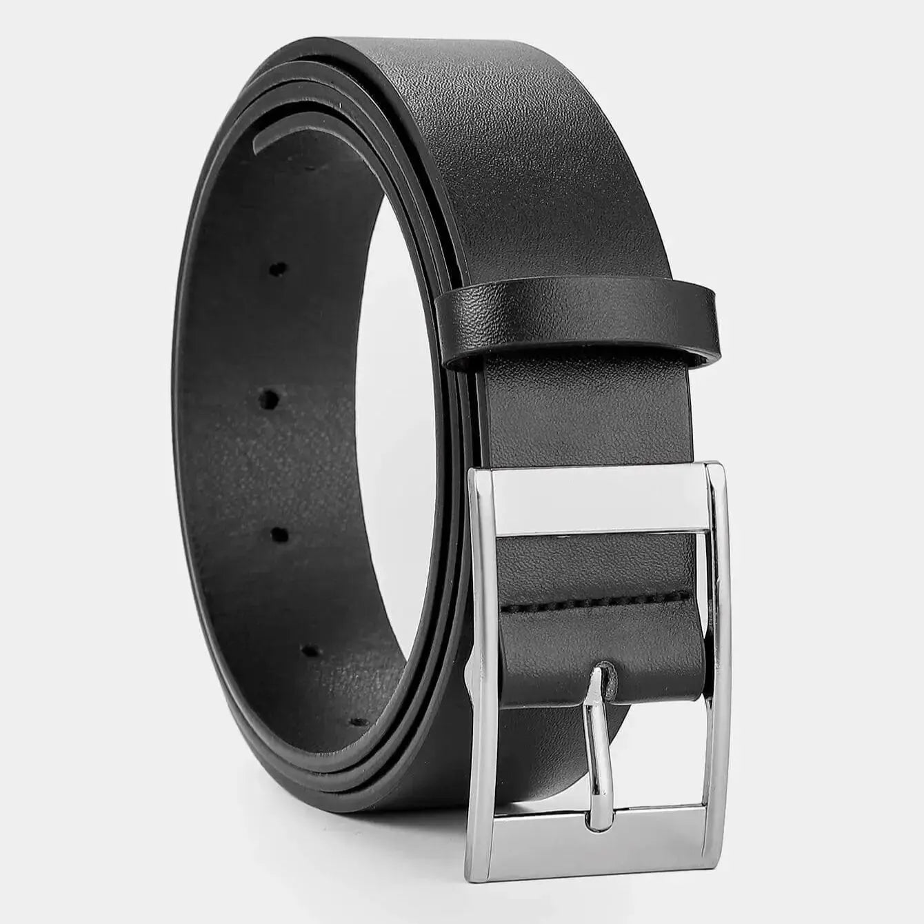 Men's Faux Leather Pin Buckle Belt