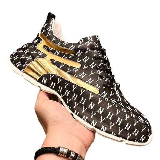 Men’s Thick Sole Tennis Sneakers