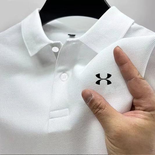 Men’s Summer Breathable Printed Polo Shirt