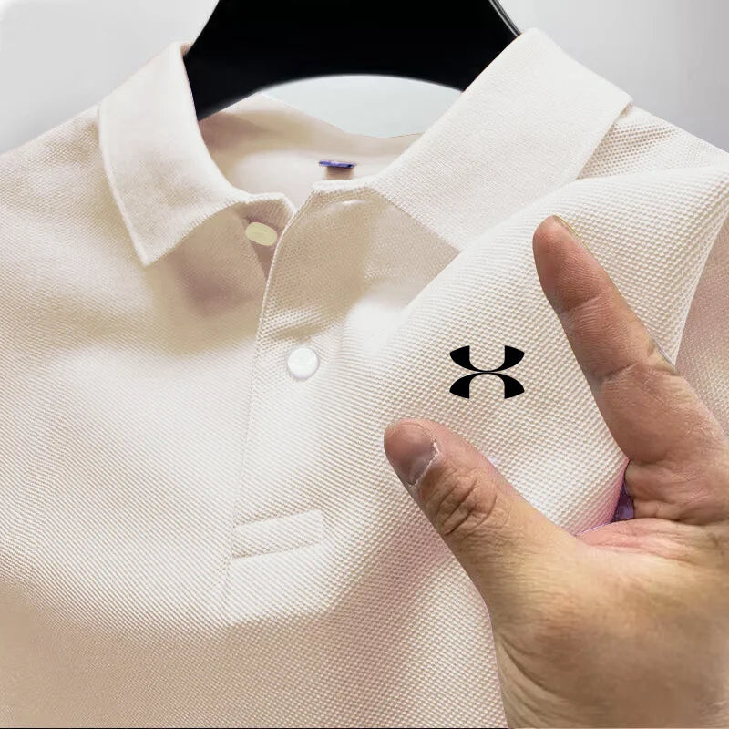 Men’s Summer Breathable Printed Polo Shirt