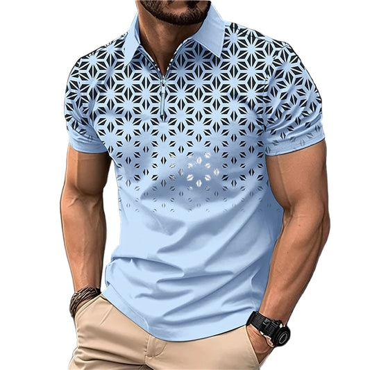 Men’s Summer 3D Polo Shirt