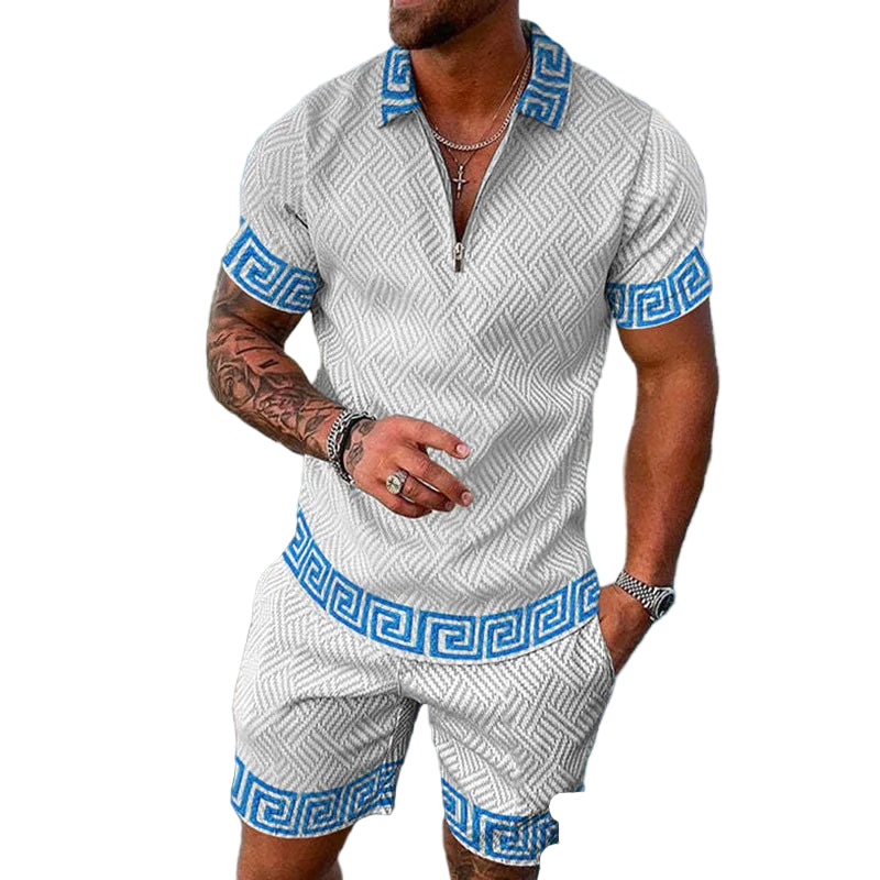 Men’s Summer Polo Tracksuit Set