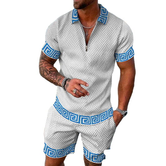 Men’s Summer Polo Tracksuit Set