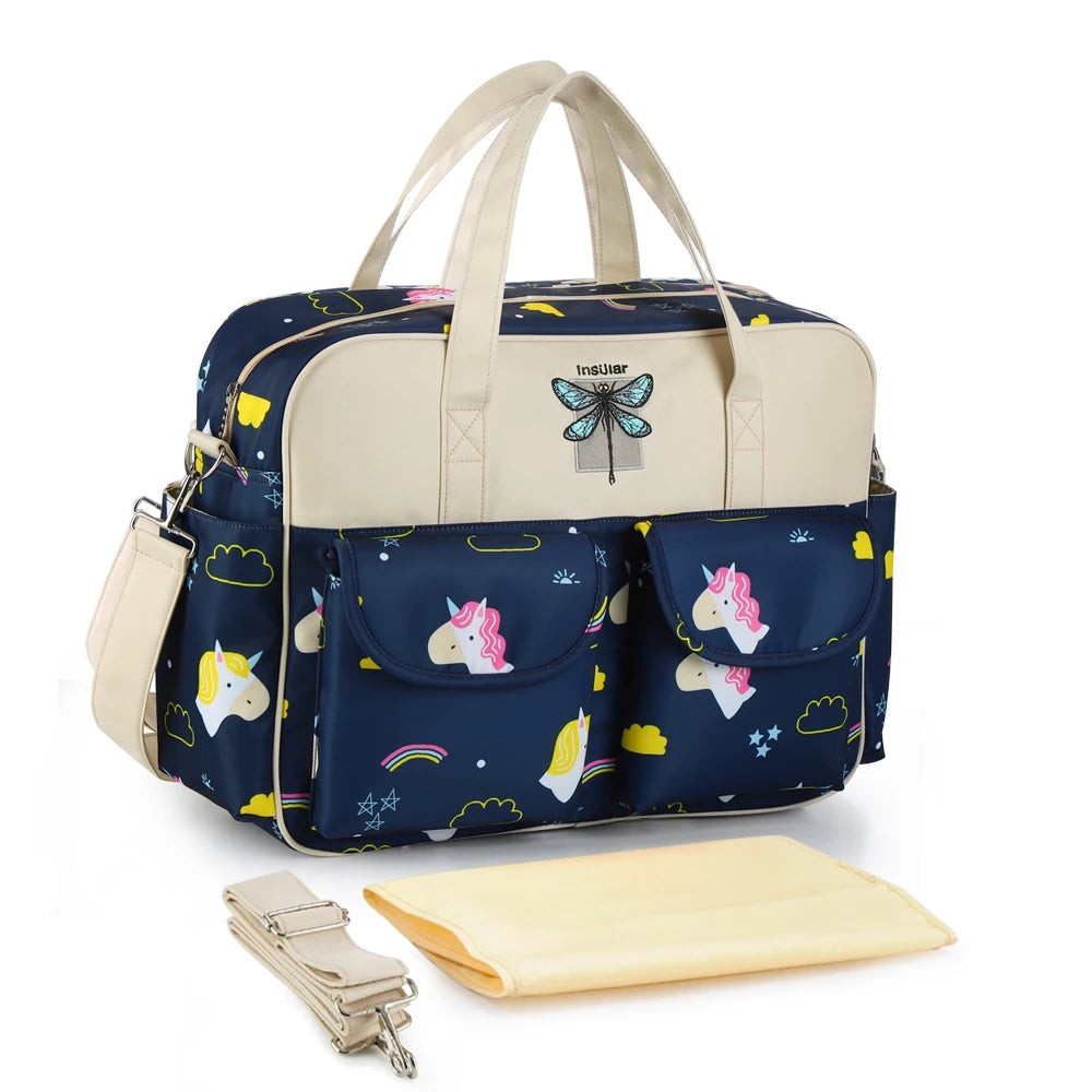 Stylish Waterproof Multifunctional Diaper Bag