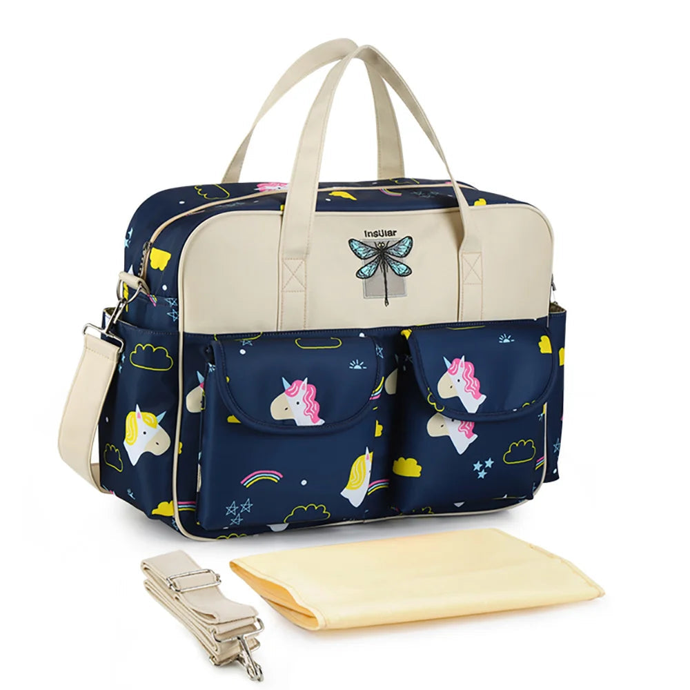 Stylish Waterproof Multifunctional Diaper Bag