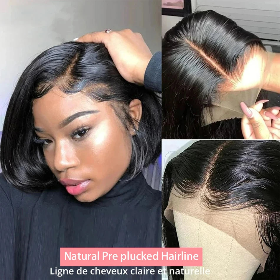 13x4 Straight Lace Frontal Bob Wig