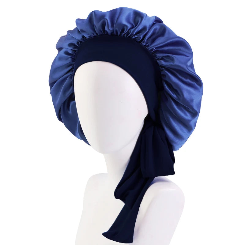 Adjustable Satin Bonnet for Women