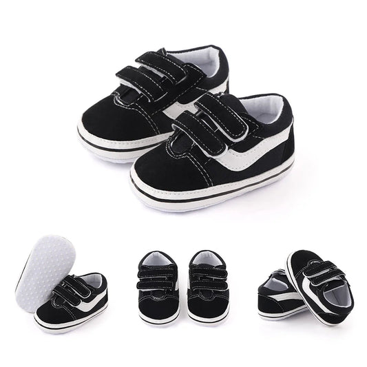 Baby Boys Soft Sole Canvas Sneakers