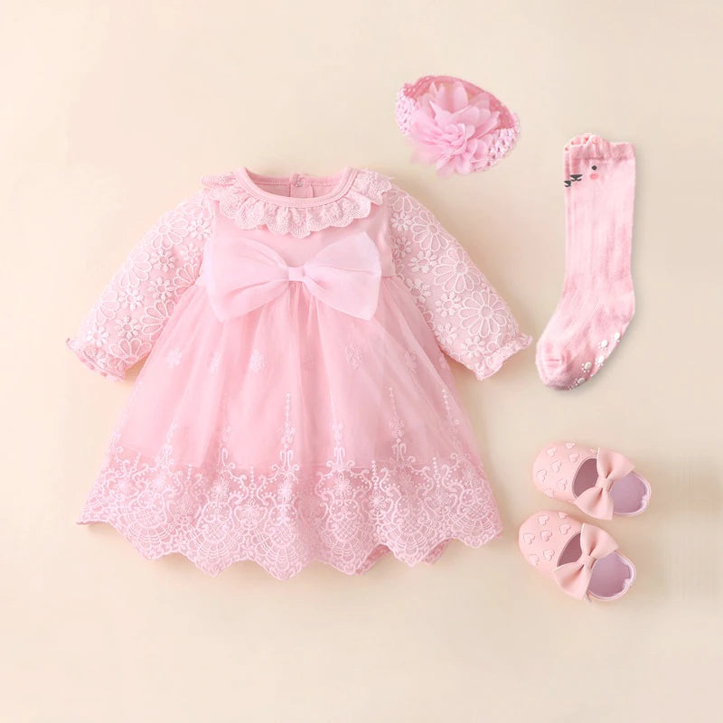 Baby Girl Party & Christening Dress Set