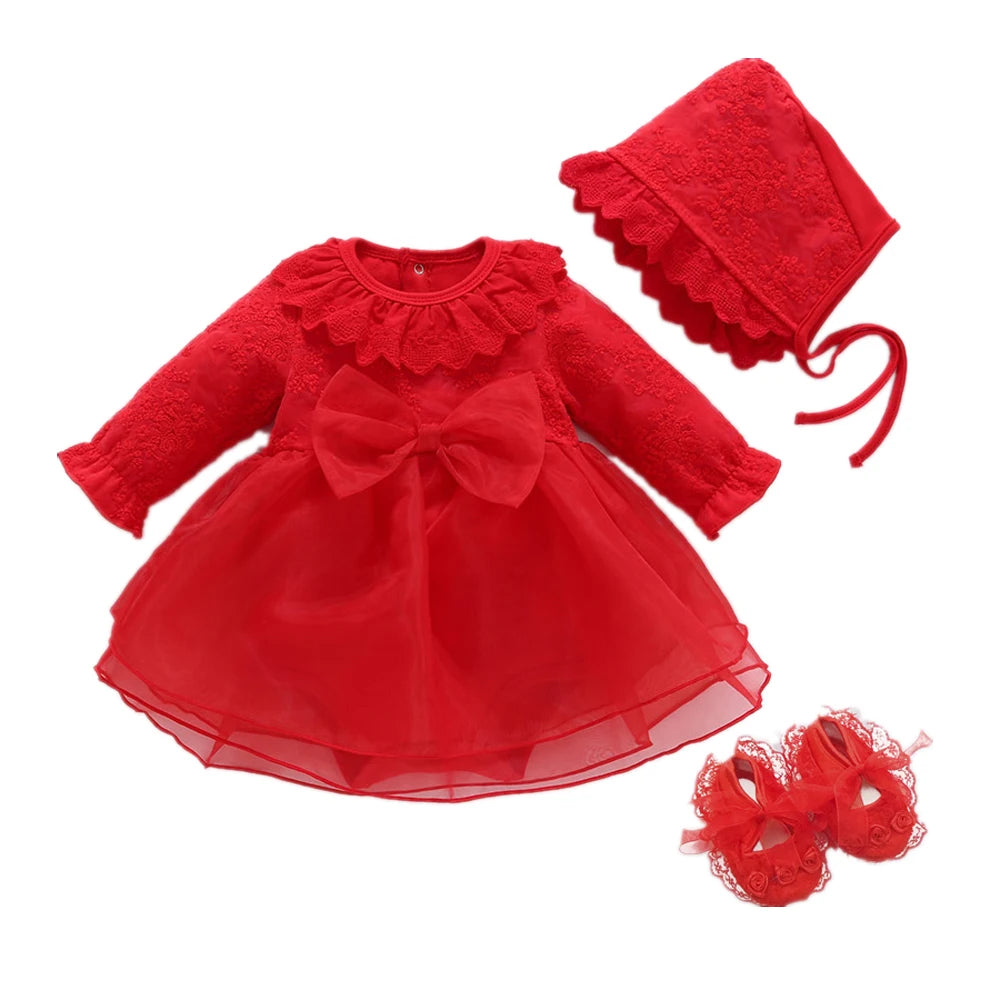 Baby Girl Party & Christening Dress Set