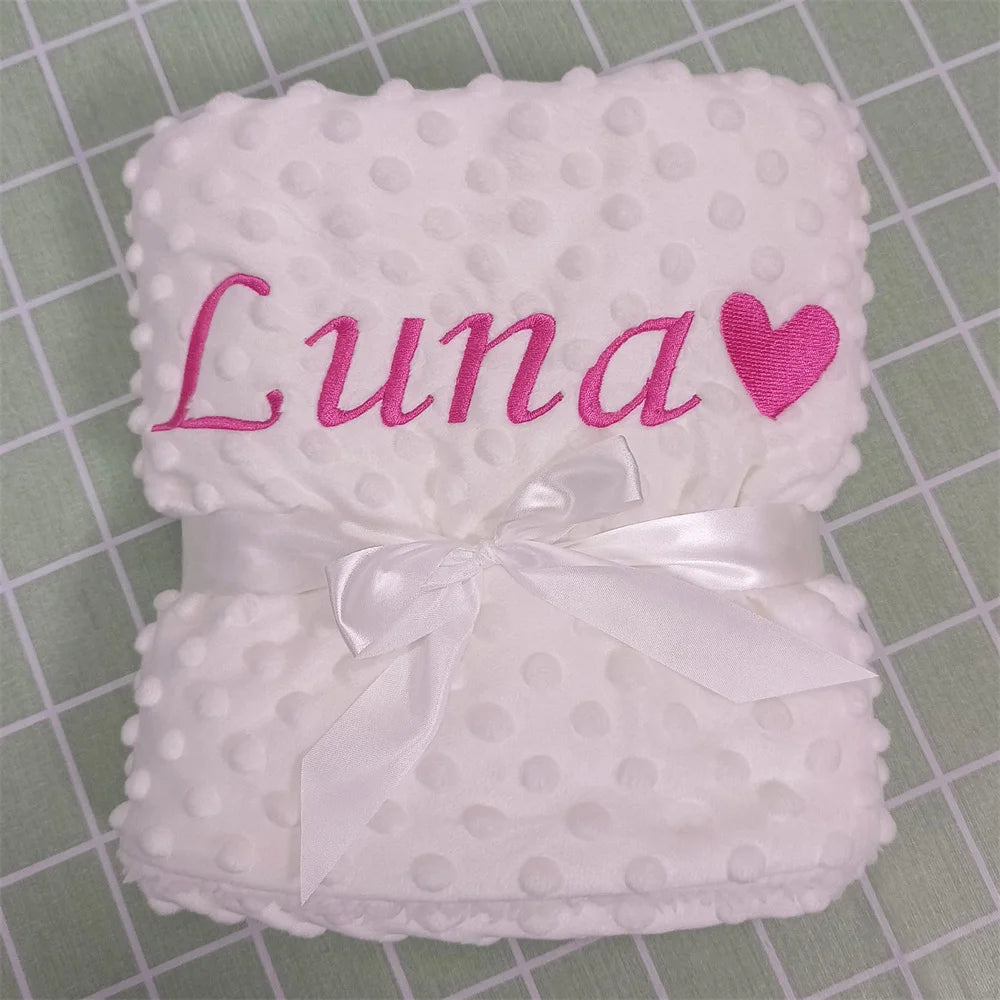 Personalized Baby Swaddle Blanket