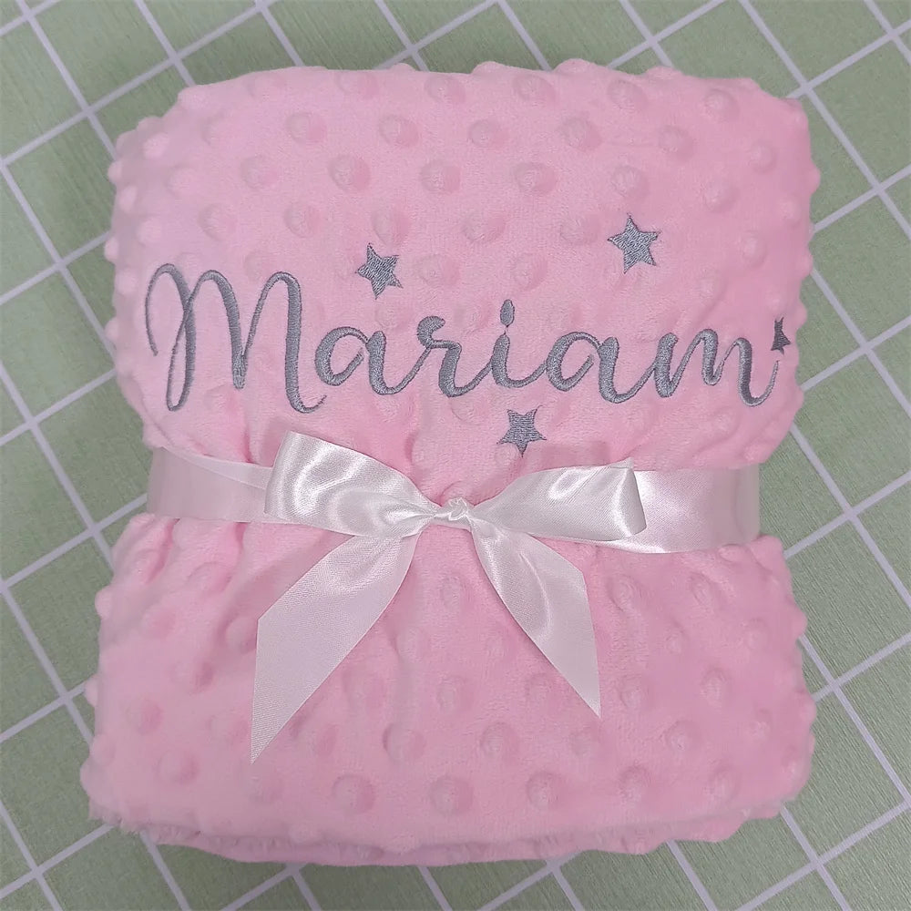 Personalized Baby Swaddle Blanket