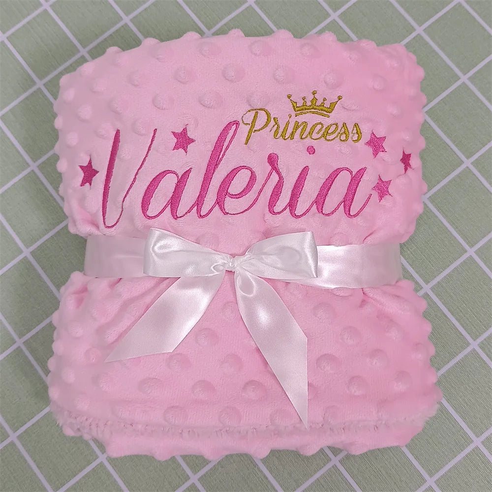 Personalized Baby Swaddle Blanket